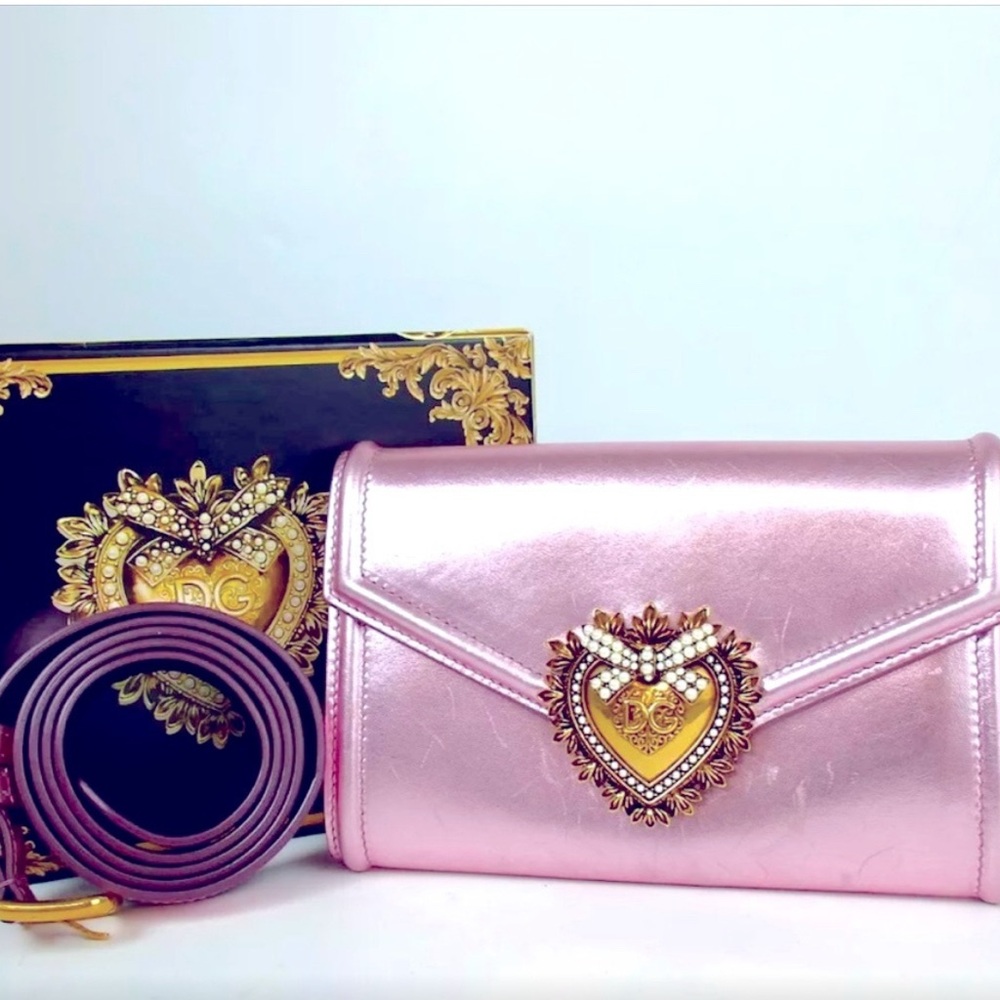 🔥Luxe Dolce & Gabbana Pink Crossbody Bag